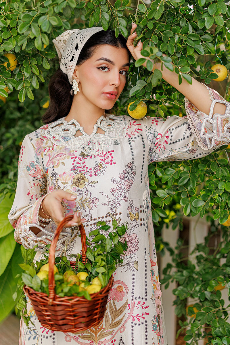 Ansab Jahangir | A Silk Afternoon Luxury Eid Silks 26 | Petaline - by Libasekhas UK - Registered Vendor of : Ansab Jahangir - 100% Original Designer Dress