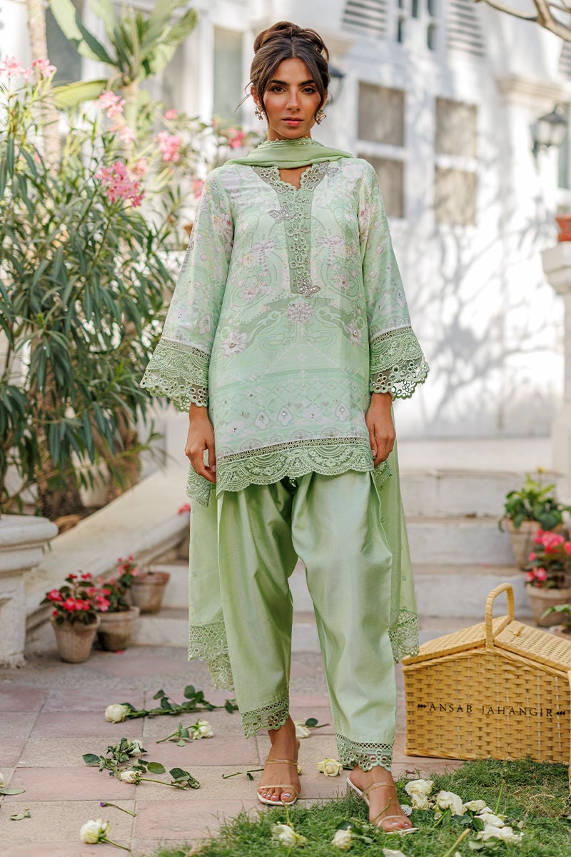 Ansab Jahangir | A Silk Afternoon Luxury Eid Silks 26 | Evie - by Libasekhas UK - Registered Vendor of : Ansab Jahangir - 100% Original Designer Dress