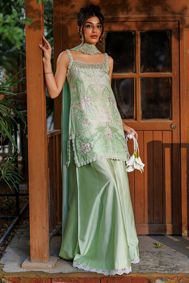 Ansab Jahangir | A Silk Afternoon Luxury Eid Silks 26 | Marjorie - by Libasekhas UK - Registered Vendor of : Ansab Jahangir - 100% Original Designer Dress