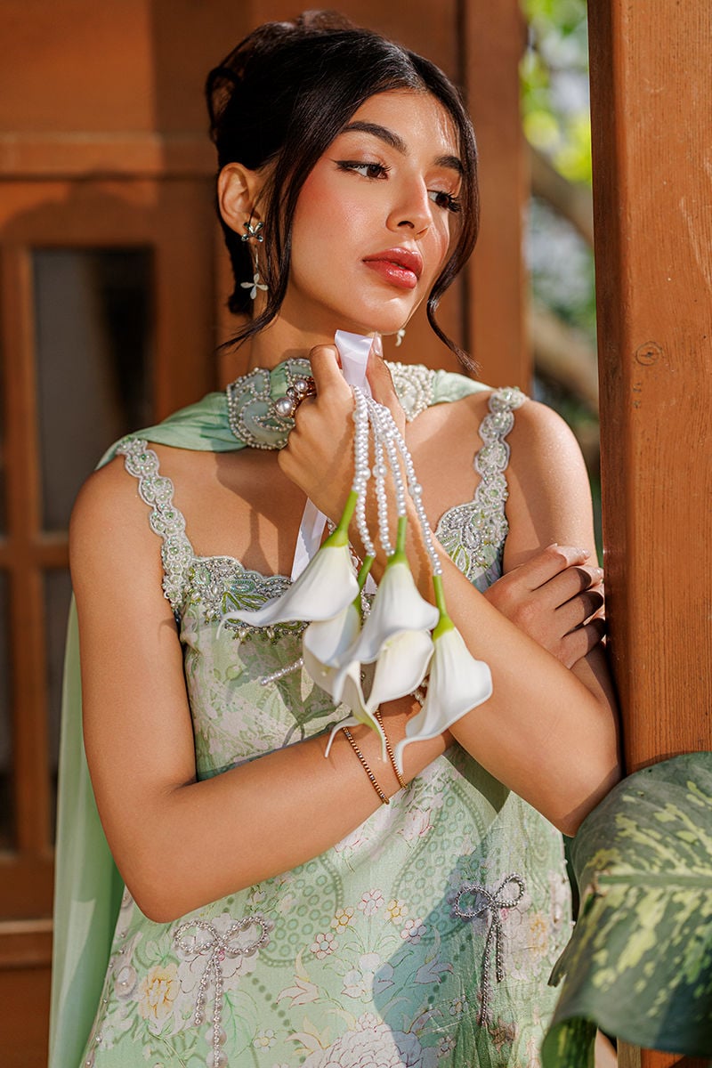 Ansab Jahangir | A Silk Afternoon Luxury Eid Silks 26 | Marjorie - by Libasekhas UK - Registered Vendor of : Ansab Jahangir - 100% Original Designer Dress