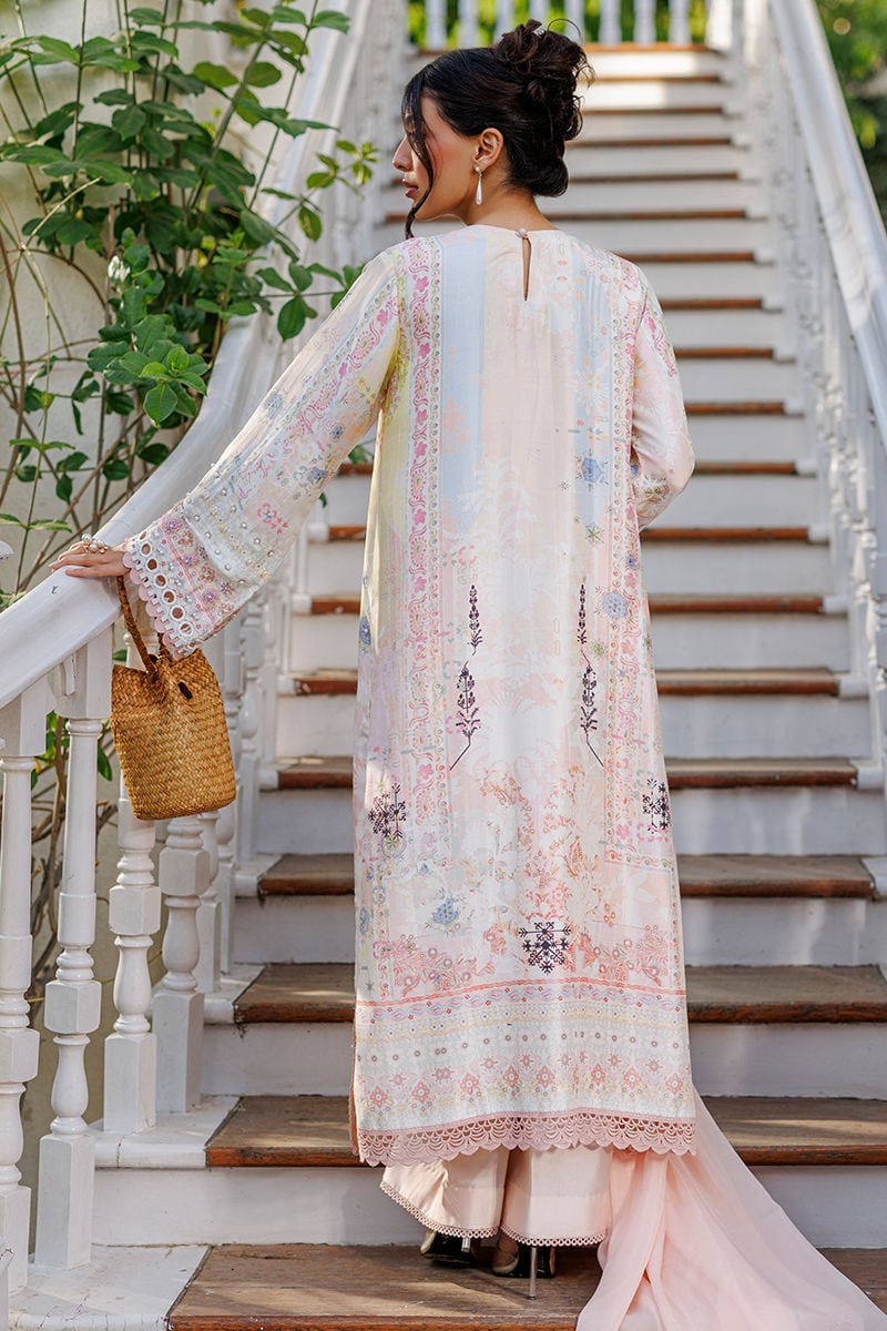 Ansab Jahangir | A Silk Afternoon Luxury Eid Silks 26 | Peonia - by Libasekhas UK - Registered Vendor of : Ansab Jahangir - 100% Original Designer Dress