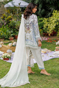 Ansab Jahangir | A Silk Afternoon Luxury Eid Silks 26 | Crema - by Libasekhas UK - Registered Vendor of : Ansab Jahangir - 100% Original Designer Dress