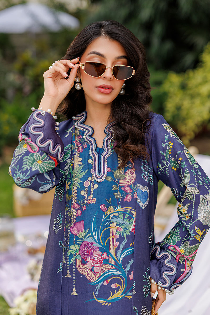 Ansab Jahangir | Summer Kaftans | DUSK KAFTAN - by Libasekhas UK - Registered Vendor of : Ansab Jahangir - 100% Original Designer Dress
