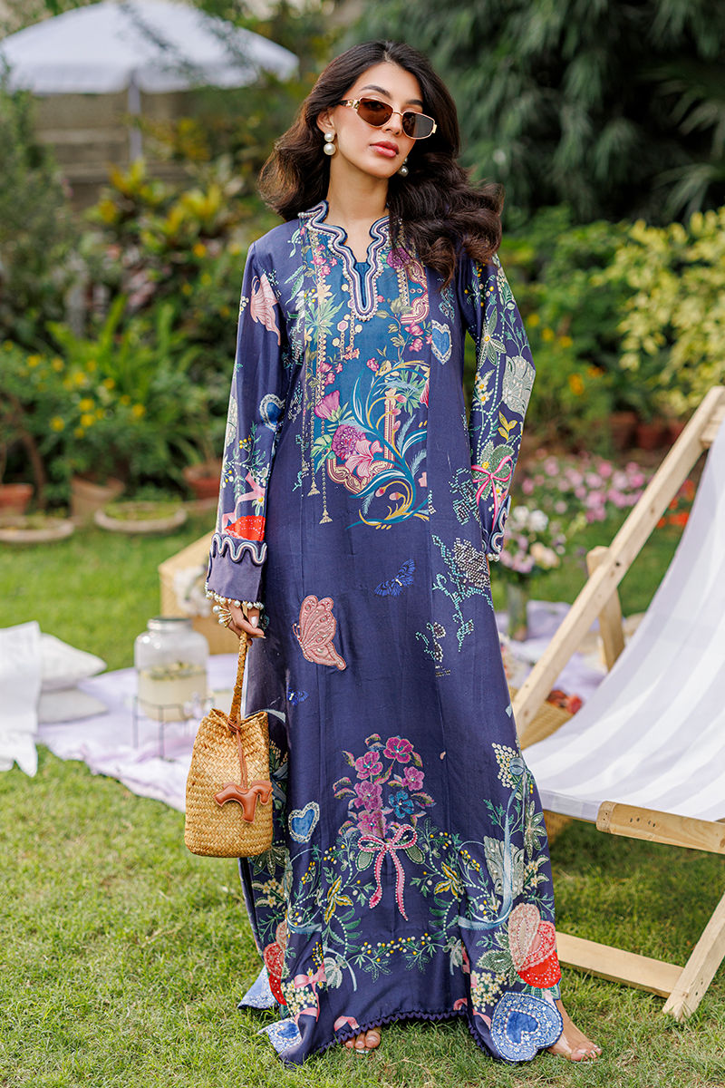 Ansab Jahangir | A Silk Afternoon Luxury Eid Silks 26 | Dusk - by Libasekhas UK - Registered Vendor of : Ansab Jahangir - 100% Original Designer Dress