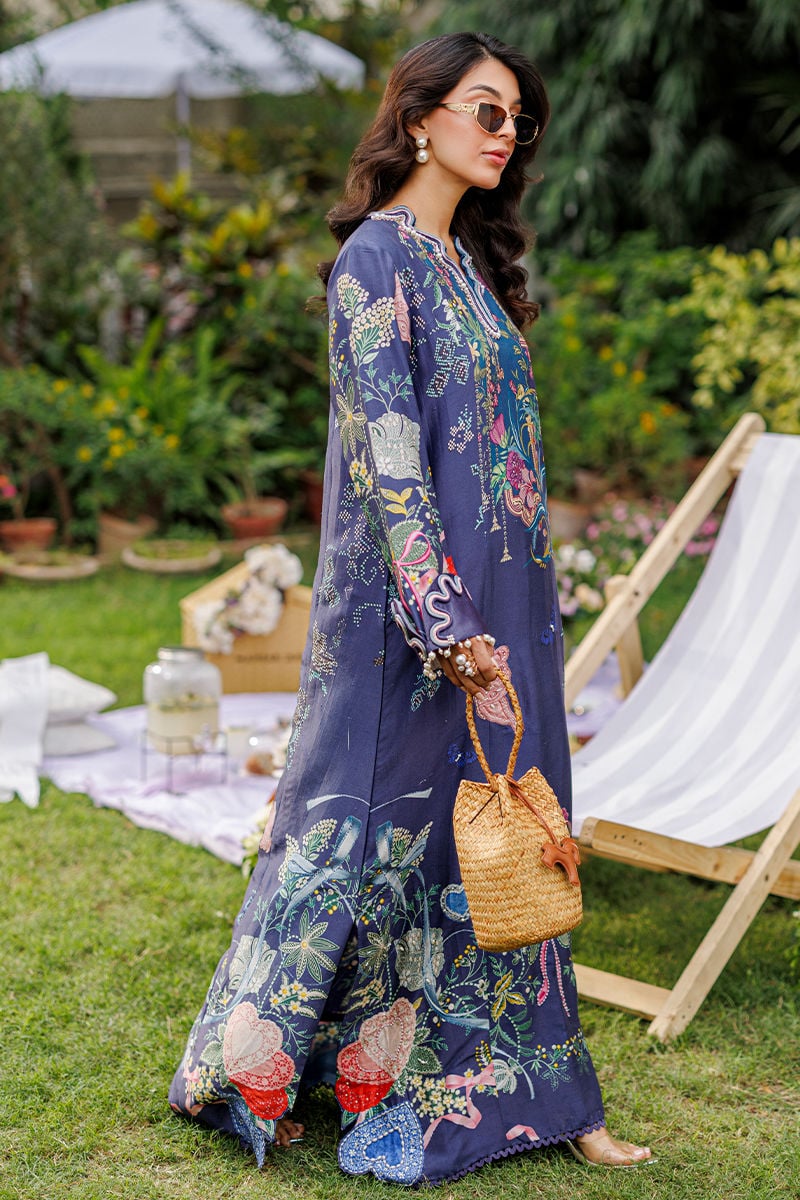 Ansab Jahangir | A Silk Afternoon Luxury Eid Silks 26 | Dusk - by Libasekhas UK - Registered Vendor of : Ansab Jahangir - 100% Original Designer Dress