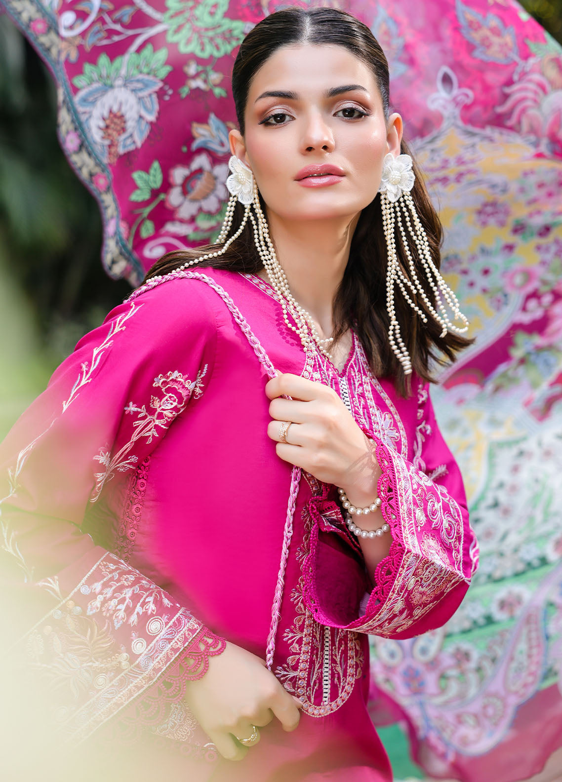 Sahane | Lovent Embroidered Pret 25 | ME23007 Seraph - by - Libasekhas UK - Registered Vendor of : Sahane - 100% Original Designer Dresss