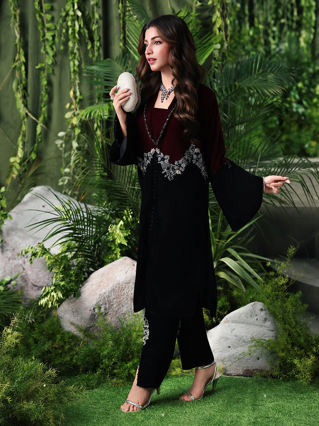 Ain | Twilight The Velvet Edit | AN-184 - by Libasekhas UK - Registered Vendor of : Ain - 100% Original Designer Dress
