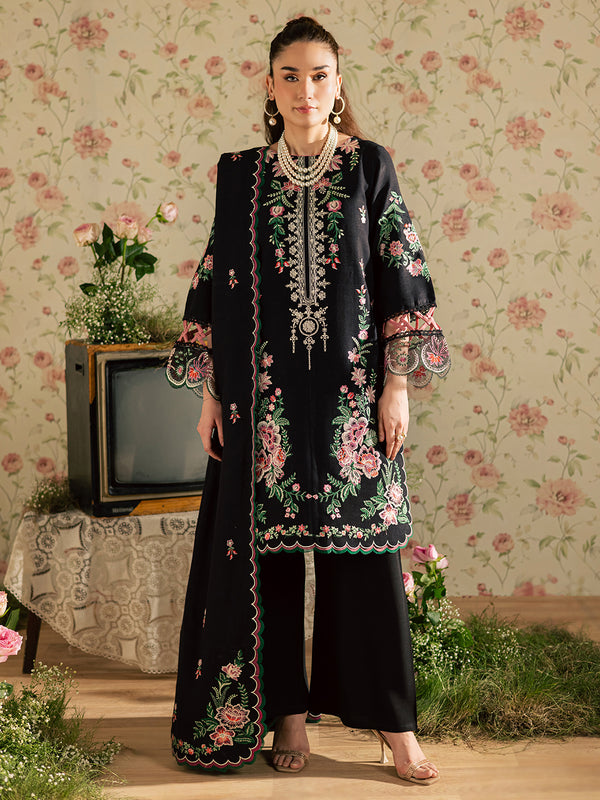 Mahnur | Kaia Slub Linen 25 | K - 14 | 3 PC LINEN - by Libasekhas UK - Registered Vendor of : Mahnur - 100% Original Designer Dress