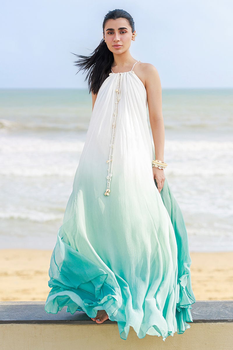 Ansab Jahangir | Resort 26 | Oceane - by Libasekhas UK - Registered Vendor of : Ansab Jahangir - 100% Original Designer Dress