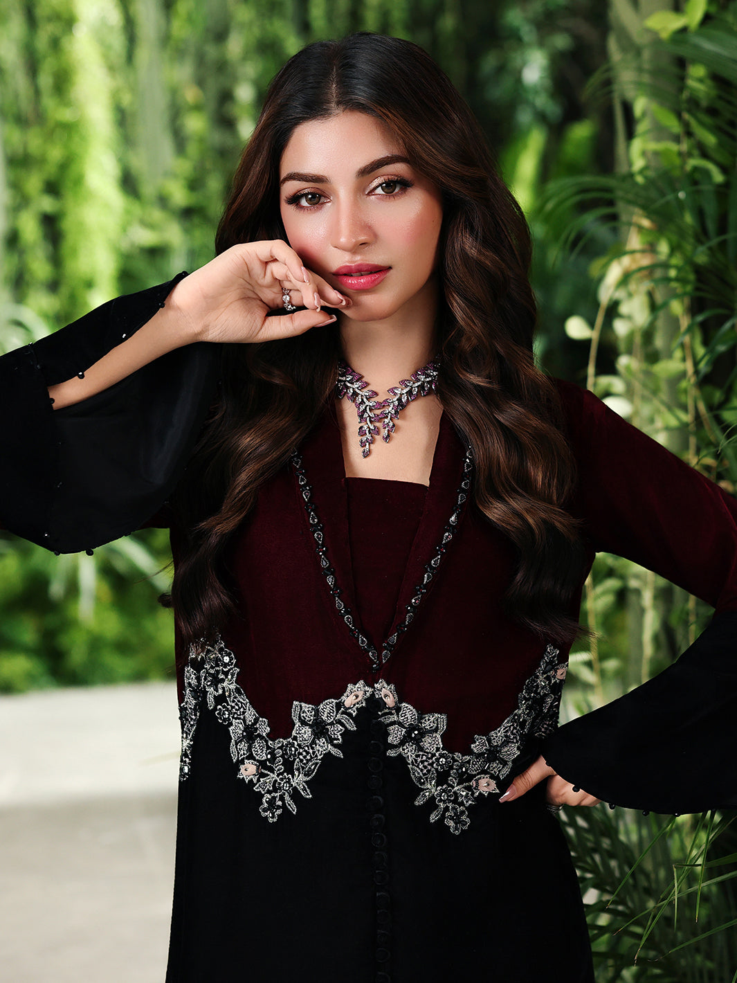 Ain | Twilight The Velvet Edit | AN-184 - by Libasekhas UK - Registered Vendor of : Ain - 100% Original Designer Dress