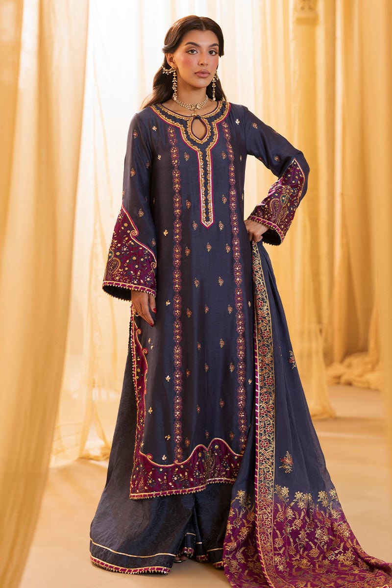 Ansab Jahangir | Artisan Prints 26 |Amora - by Libasekhas UK - Registered Vendor of : Ansab Jahangir - 100% Original Designer Dress
