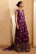 Ansab Jahangir | Artisan Prints 26 | Mulberry - by Libasekhas UK - Registered Vendor of : Ansab Jahangir - 100% Original Designer Dress