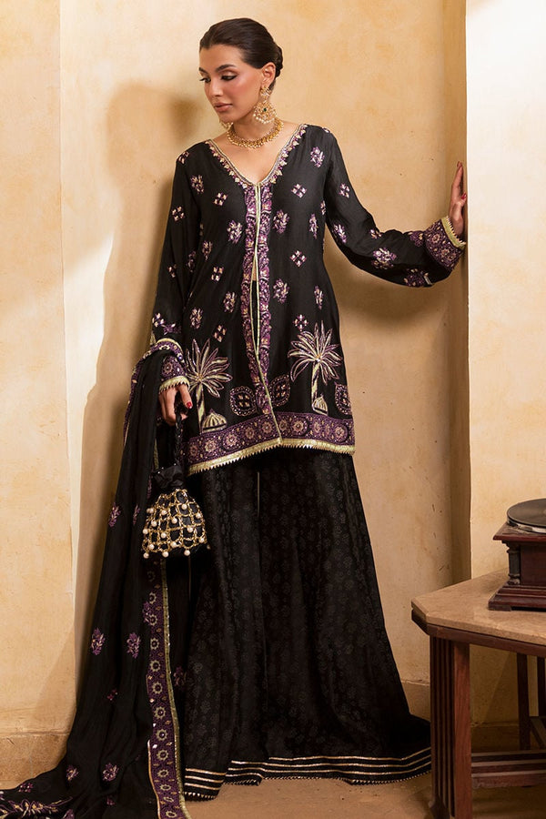 Ansab Jahangir | Artisan Prints 26 |Shadow Silk - by Libasekhas UK - Registered Vendor of : Ansab Jahangir - 100% Original Designer Dress