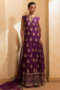 Ansab Jahangir | Artisan Prints 26 | Mulberry - by Libasekhas UK - Registered Vendor of : Ansab Jahangir - 100% Original Designer Dress