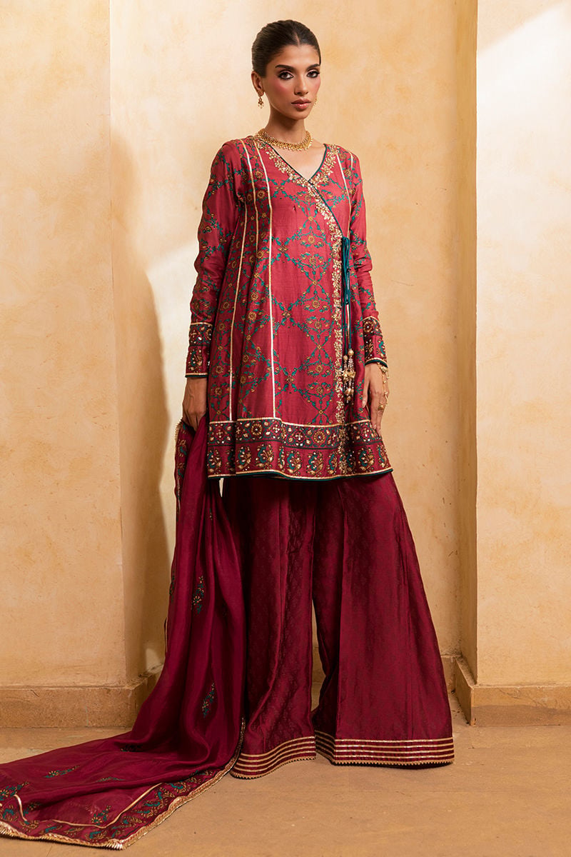 Ansab Jahangir | Artisan Prints 26 | Regalia - by Libasekhas UK - Registered Vendor of : Ansab Jahangir - 100% Original Designer Dress