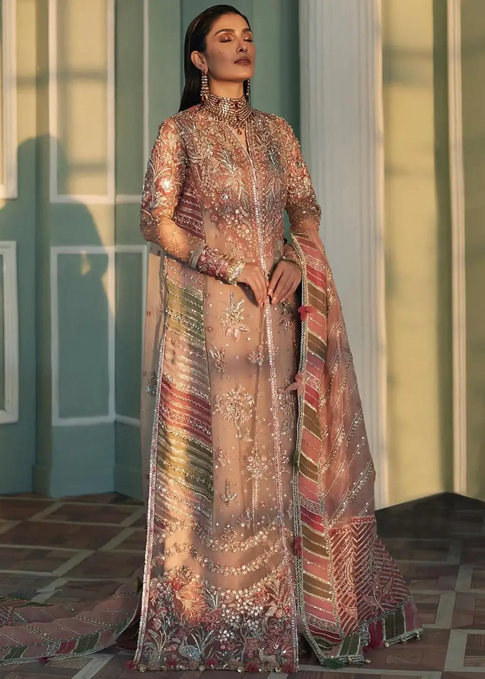 Elan | Wedding Festive 23 | MEHR (EC23-06) - by - Libasekhas UK - Registered Vendor of : Elan - 100% Original Designer Dresss