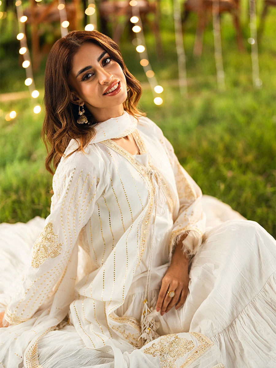 Salitex | Signature Festive Chiffon | UNS25WW003UT - by - Libasekhas UK - Registered Vendor of : Salitex - 100% Original Designer Dresss