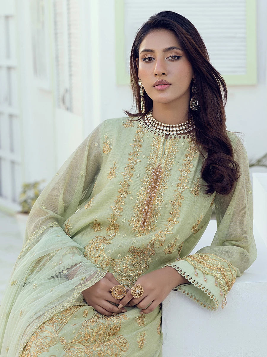 Salitex | Signature Festive Chiffon | SUNW6NO001UT - by - Libasekhas UK - Registered Vendor of : Salitex - 100% Original Designer Dresss