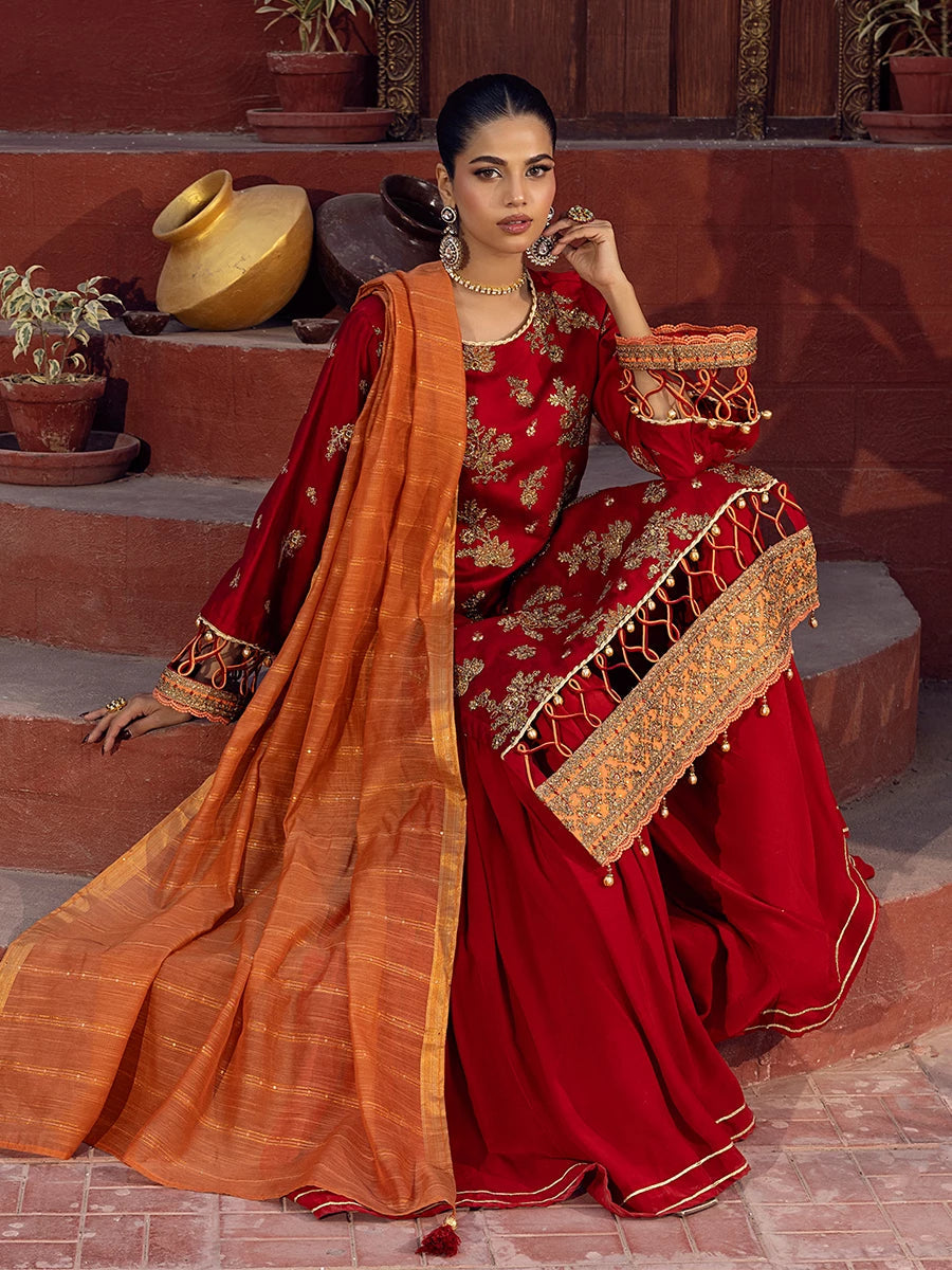 Salitex | Signature Festive Chiffon | SUNW6JI020UT - by - Libasekhas UK - Registered Vendor of : Salitex - 100% Original Designer Dresss