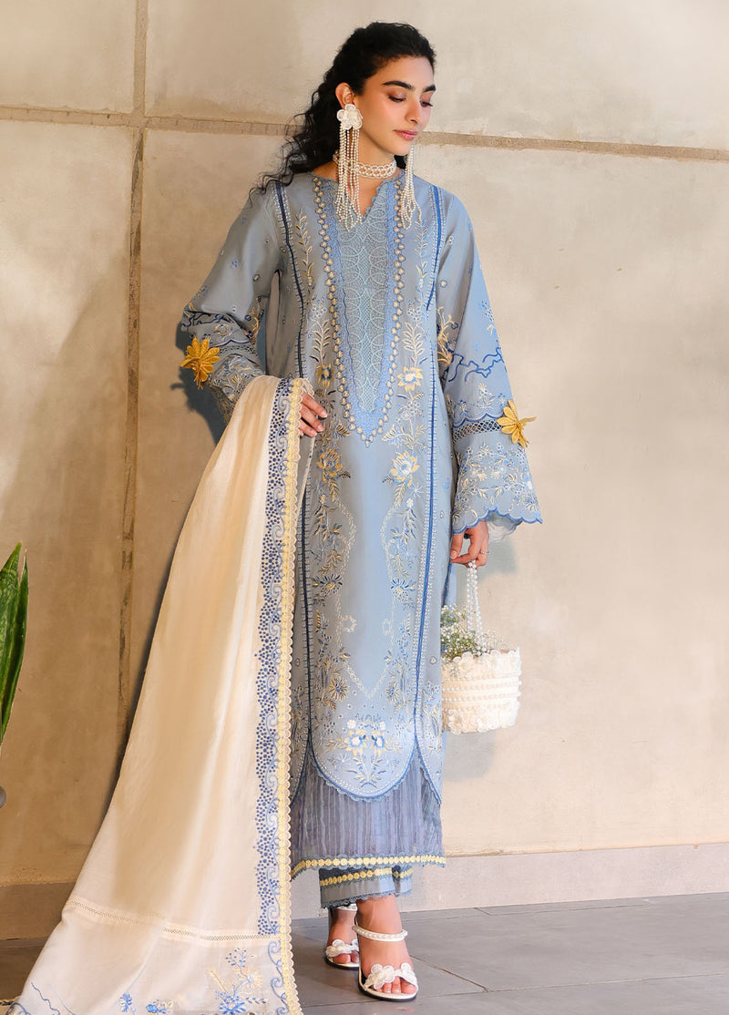 Sahane | In Laws in Lawn Eid Edit | CT-21007 Luna - by - Libasekhas UK - Registered Vendor of : Sahane - 100% Original Designer Dresss