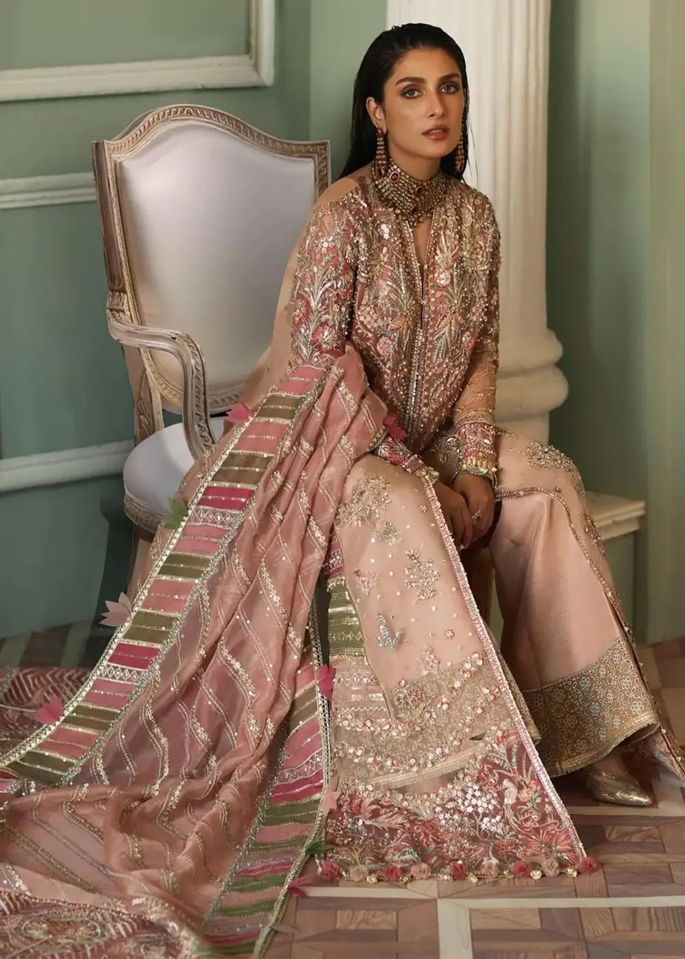 Elan | Wedding Festive 23 | MEHR (EC23-06) - by - Libasekhas UK - Registered Vendor of : Elan - 100% Original Designer Dresss