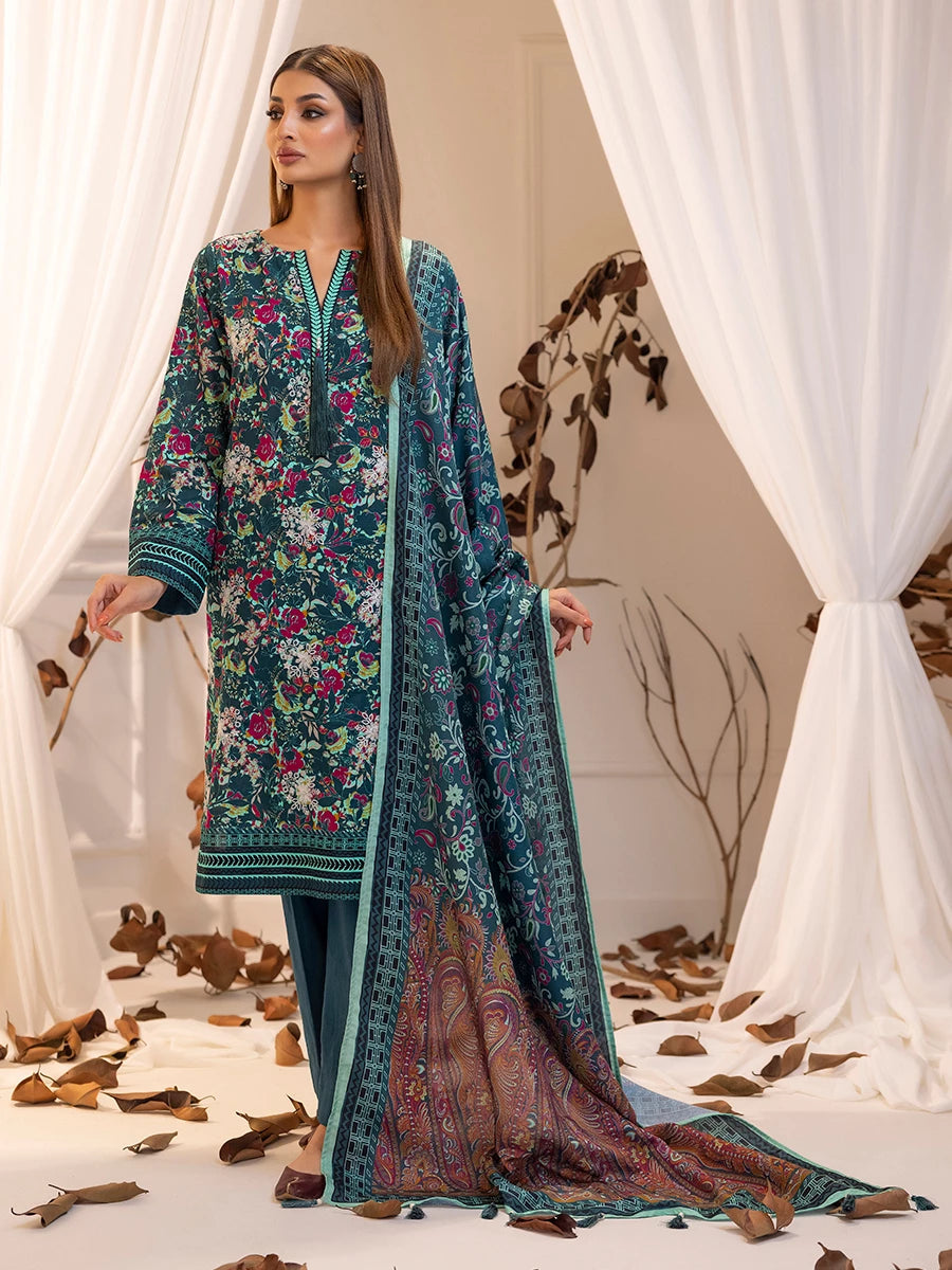 Salitex | Khaddar 24 |  K-04 - by - Libasekhas UK - Registered Vendor of : Salitex - 100% Original Designer Dresss