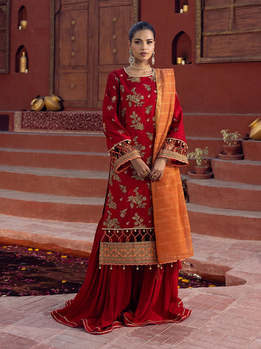 Salitex | Signature Festive Chiffon | SUNW6JI020UT - by - Libasekhas UK - Registered Vendor of : Salitex - 100% Original Designer Dresss