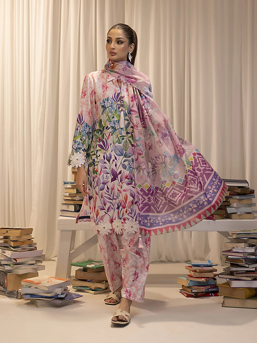 Salitex | Sibel Printed Lawn Silk | ST-04 - by - Libasekhas UK - Registered Vendor of : Salitex - 100% Original Designer Dresss