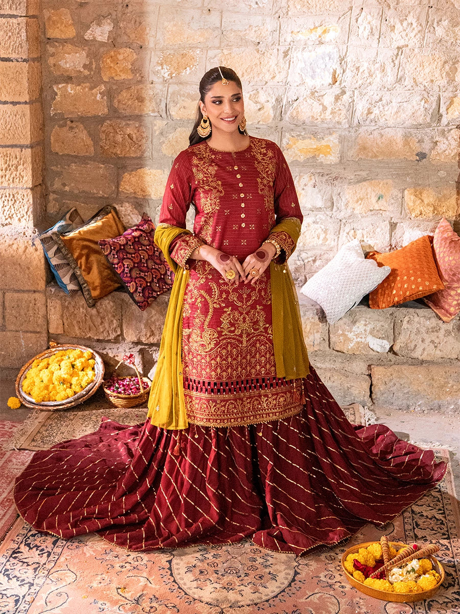 Salitex | Shehnai Festive | No024 - by - Libasekhas UK - Registered Vendor of : Salitex - 100% Original Designer Dresss