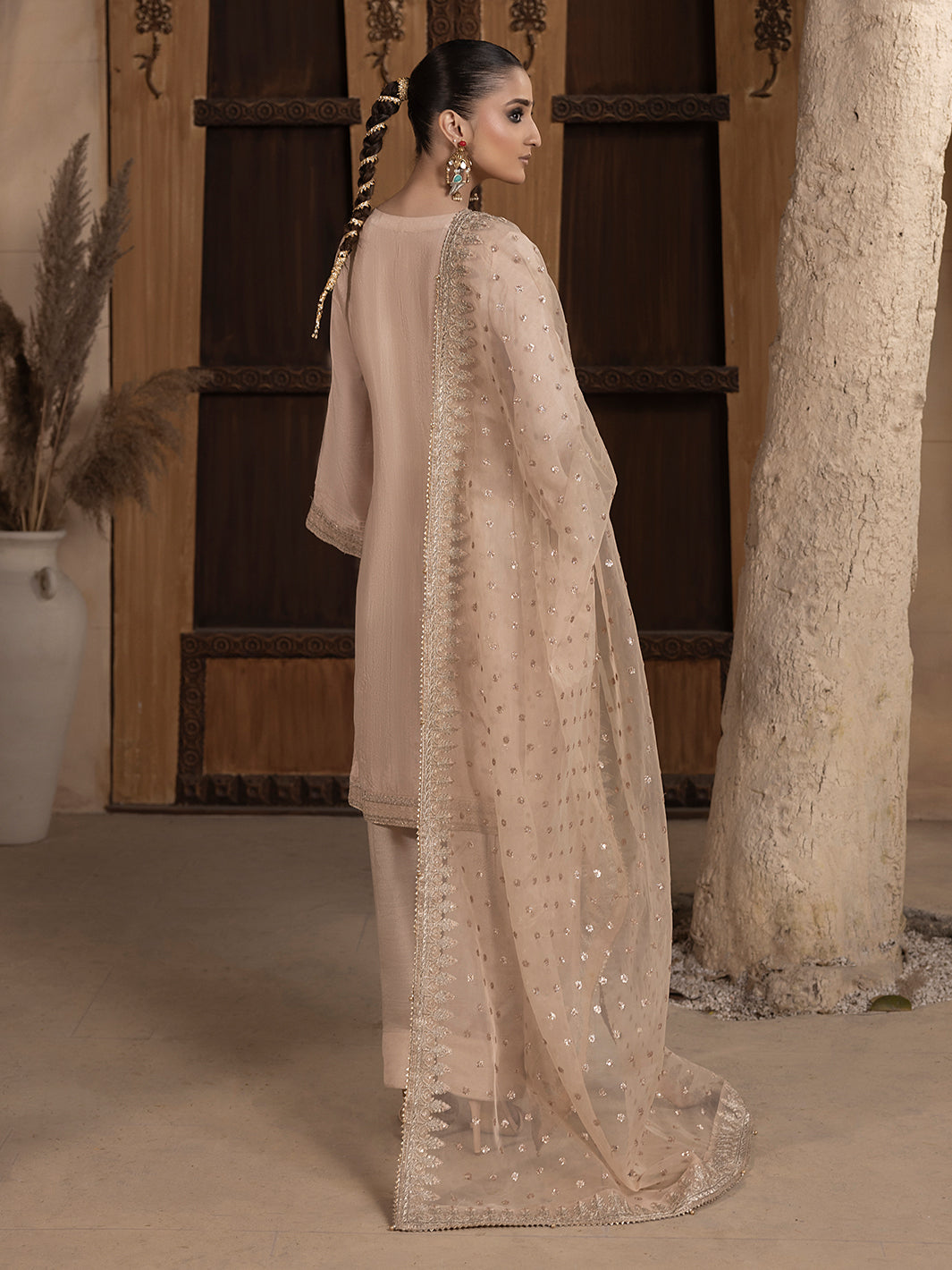 Hem Stitch | Raw Silk Edit 25 |Janan - by - Libasekhas UK - Registered Vendor of : Hemstitch - 100% Original Designer Dresss