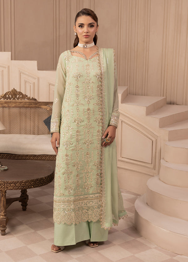 Sahane | Elyssa Festive Chiffon | CT-19004 Emera - ELYSSA - by - Libasekhas UK - Registered Vendor of : Sahane - 100% Original Designer Dresss