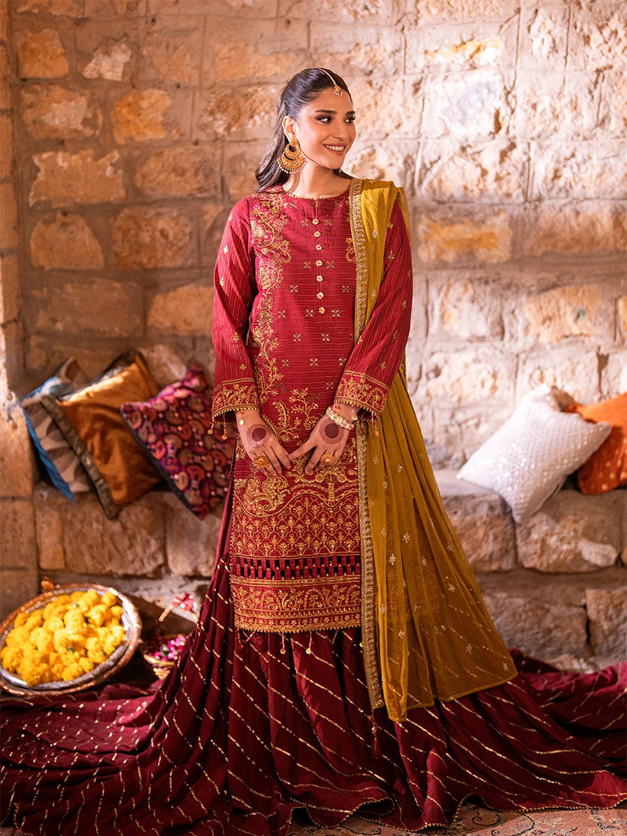 Salitex | Shehnai Festive | No024 - by - Libasekhas UK - Registered Vendor of : Salitex - 100% Original Designer Dresss