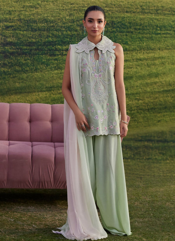 Farah Talib Aziz | Luna Eid 26 | Minaara Shirt And Dupatta - by Libasekhas UK - Registered Vendor of : Farah Talib Aziz - 100% Original Designer Dress