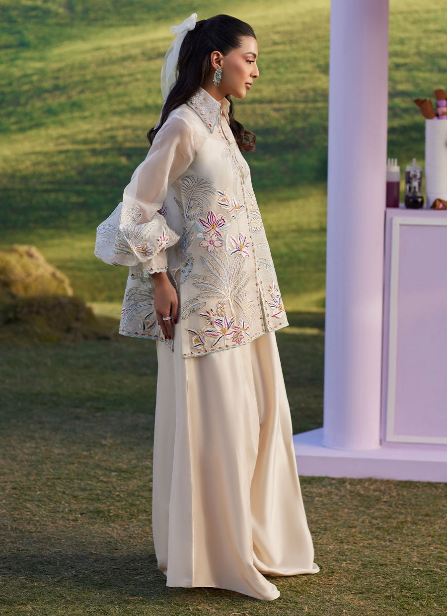 Farah Talib Aziz | Luna Eid 26 | Astra Jacket - by Libasekhas UK - Registered Vendor of : Farah Talib Aziz - 100% Original Designer Dress