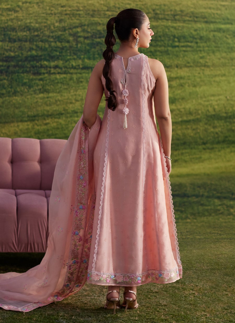 Farah Talib Aziz | Luna Eid 26 | Rose Reverie Shirt And Dupatta - by Libasekhas UK - Registered Vendor of : Farah Talib Aziz - 100% Original Designer Dress
