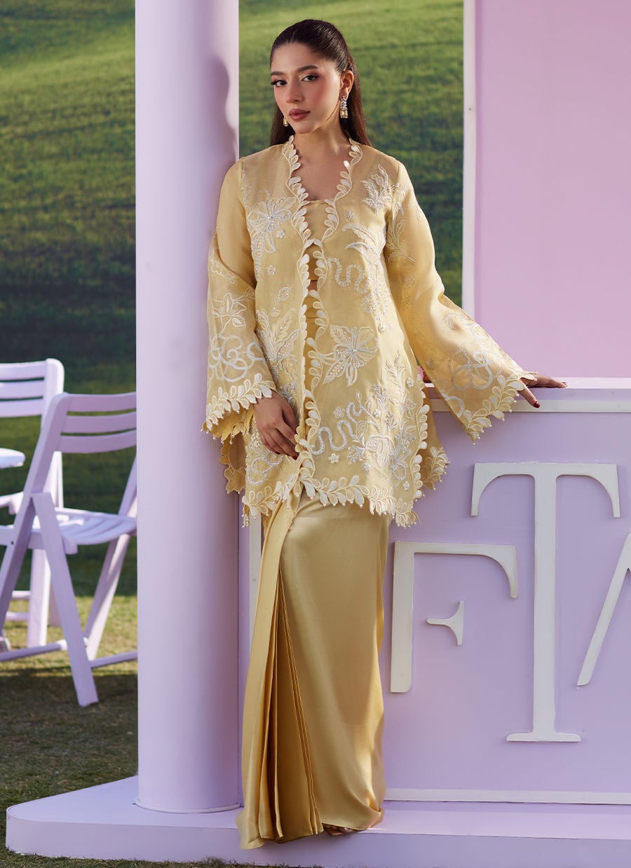 Farah Talib Aziz | Luna Eid 26 | Soleia Jacket - by Libasekhas UK - Registered Vendor of : Farah Talib Aziz - 100% Original Designer Dress