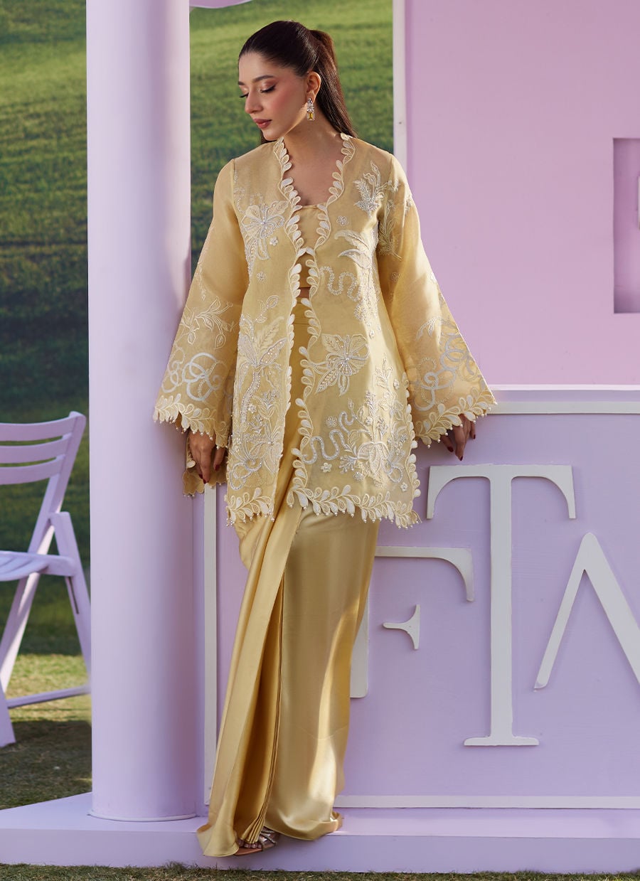 Farah Talib Aziz | Luna Eid 26 | Soleia Jacket - by Libasekhas UK - Registered Vendor of : Farah Talib Aziz - 100% Original Designer Dress