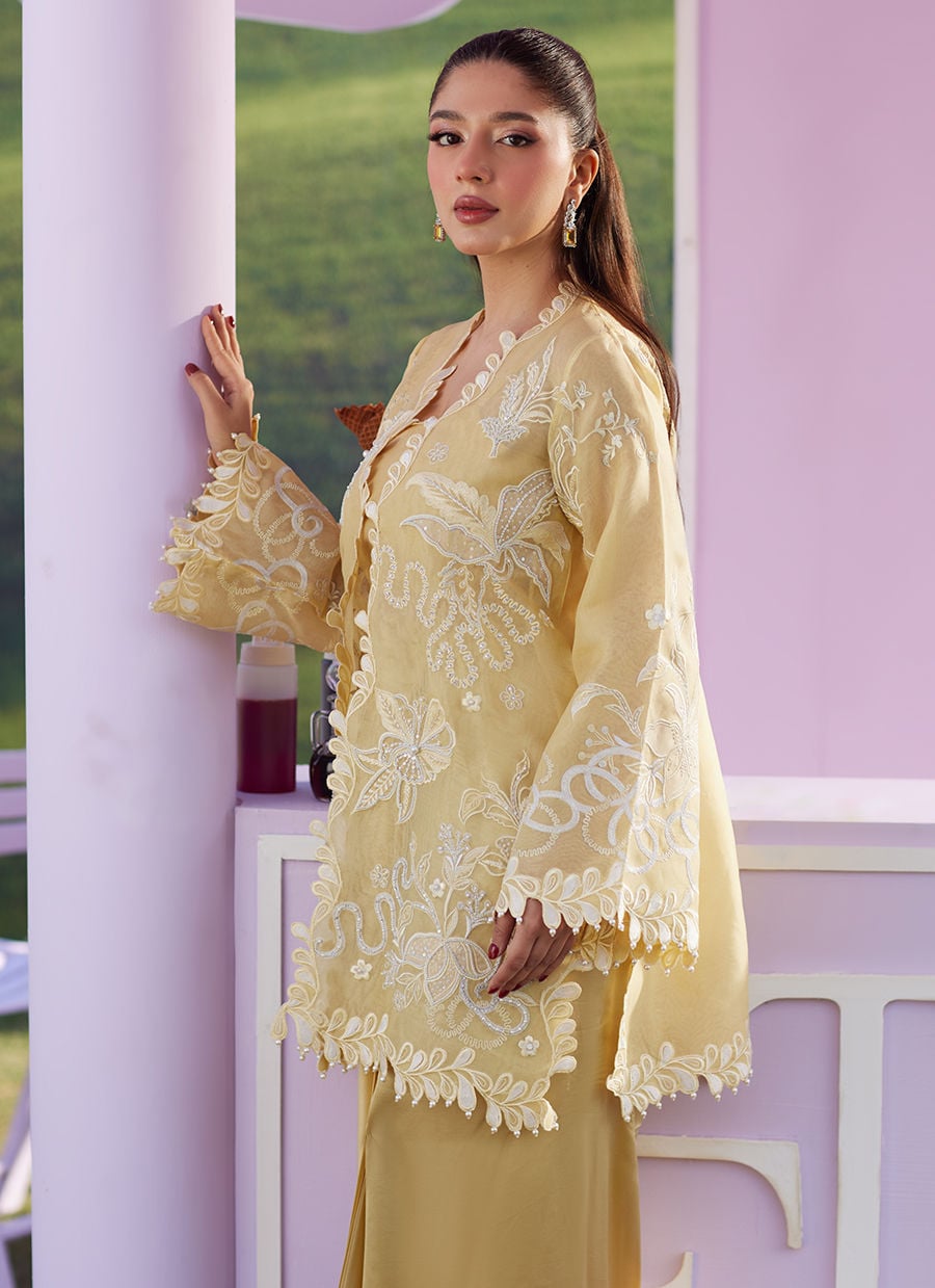 Farah Talib Aziz | Luna Eid 26 | Soleia Jacket - by Libasekhas UK - Registered Vendor of : Farah Talib Aziz - 100% Original Designer Dress