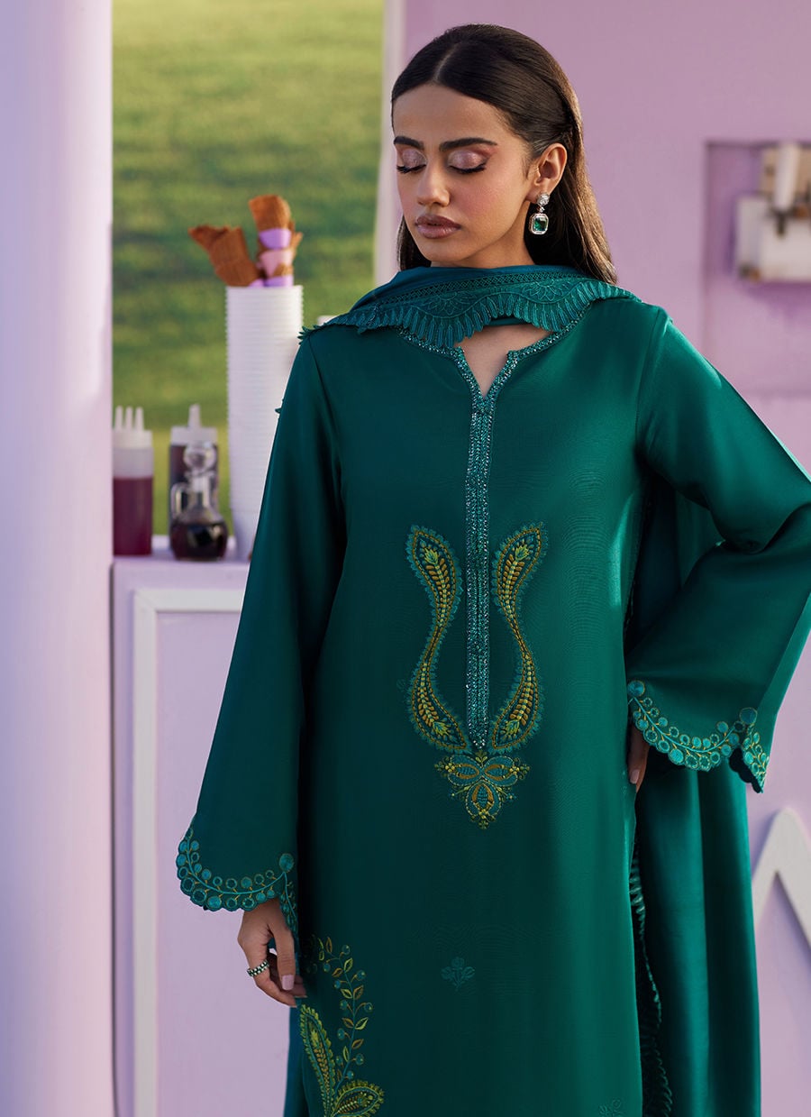 Farah Talib Aziz | Luna Eid 26 | Zayra Shirt And Dupatta - by Libasekhas UK - Registered Vendor of : Farah Talib Aziz - 100% Original Designer Dress