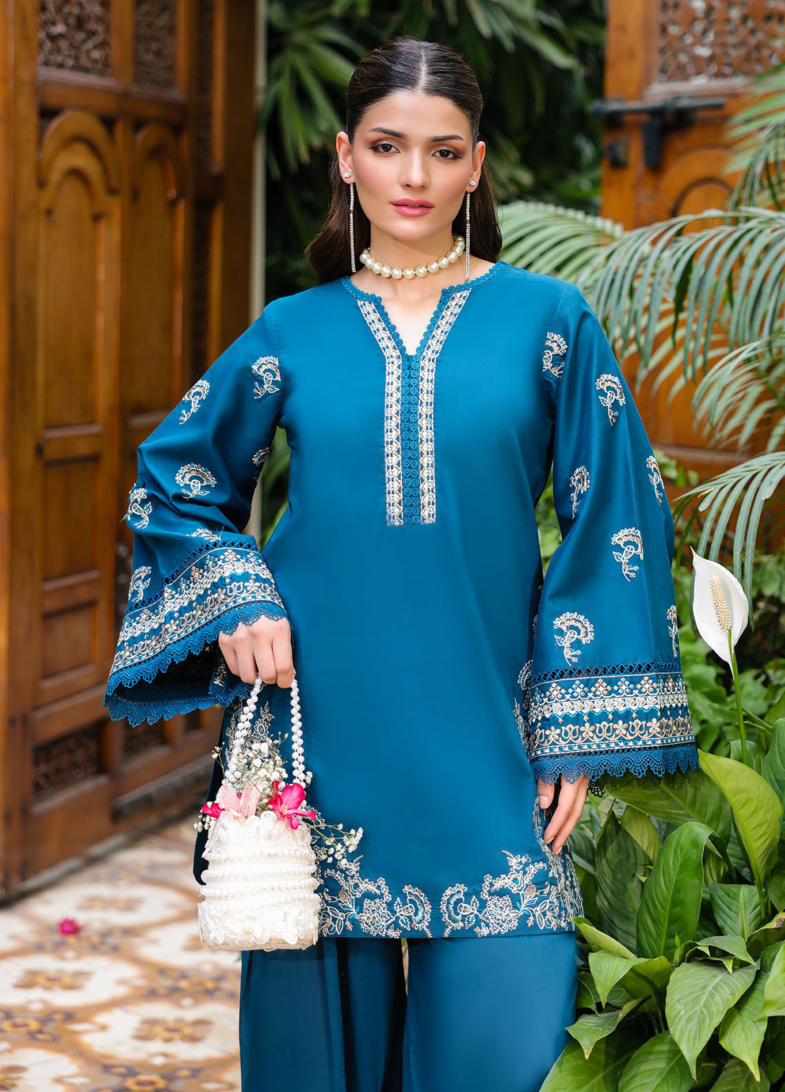 Sahane | Lovent Embroidered Pret 25 | ME23001 Euphoria - by - Libasekhas UK - Registered Vendor of : Sahane - 100% Original Designer Dresss