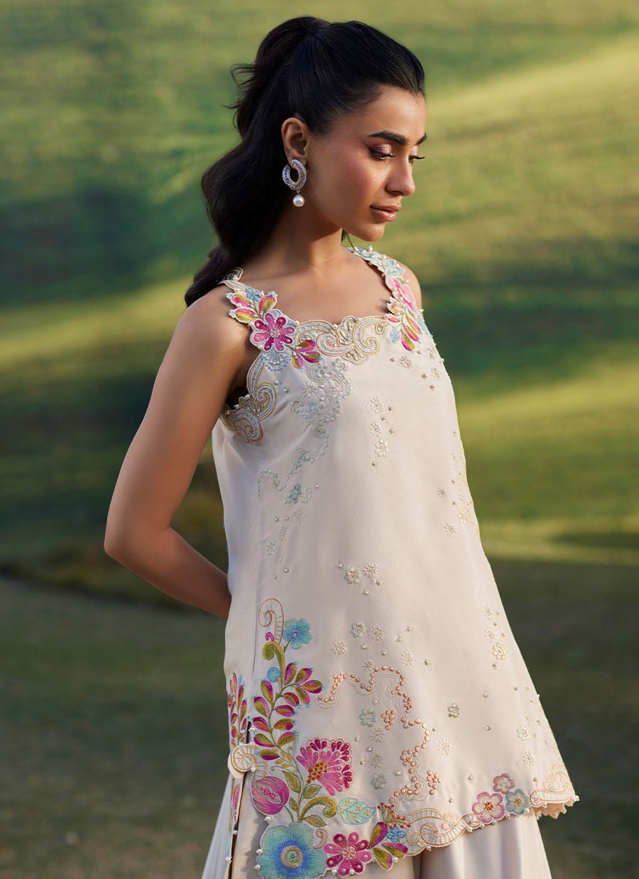 Farah Talib Aziz | Luna Eid 26 | Aira Shirt And Dupatta - by Libasekhas UK - Registered Vendor of : Farah Talib Aziz - 100% Original Designer Dress