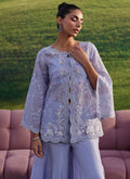Farah Talib Aziz | Luna Eid 26 | Lilac Haze Jacket - by Libasekhas UK - Registered Vendor of : Farah Talib Aziz - 100% Original Designer Dress