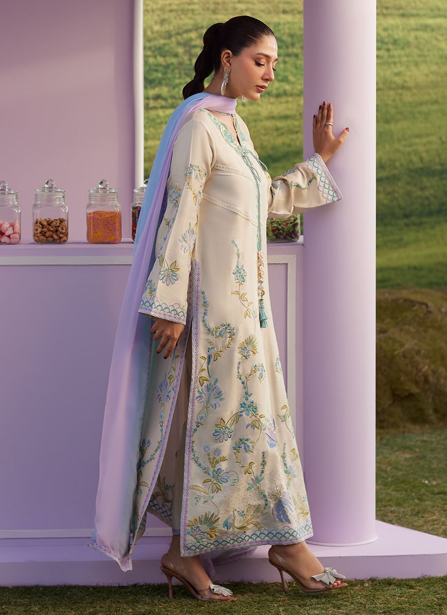 Farah Talib Aziz | Luna Eid 26 | Saira Shirt And Dupatta - by Libasekhas UK - Registered Vendor of : Farah Talib Aziz - 100% Original Designer Dress