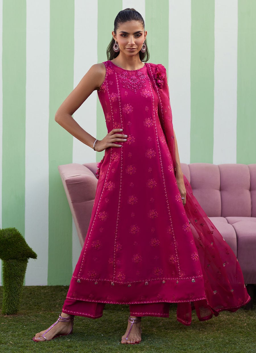 Farah Talib Aziz | Luna Eid 26 | Ayana Shirt And Dupatta - by Libasekhas UK - Registered Vendor of : Farah Talib Aziz - 100% Original Designer Dress