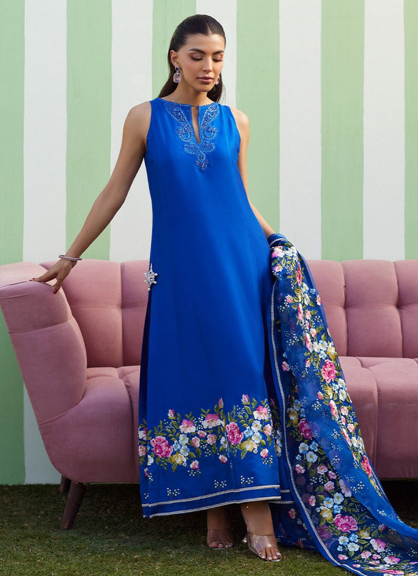 Farah Talib Aziz | Luna Eid 26 | Lara Shirt And Dupatta - by Libasekhas UK - Registered Vendor of : Farah Talib Aziz - 100% Original Designer Dress