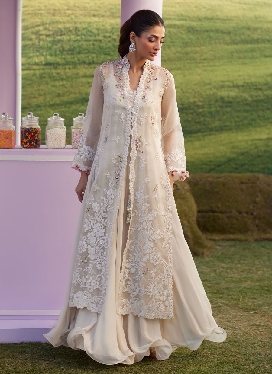 Farah Talib Aziz | Luna Eid 26 | Melia Jacket - by Libasekhas UK - Registered Vendor of : Farah Talib Aziz - 100% Original Designer Dress