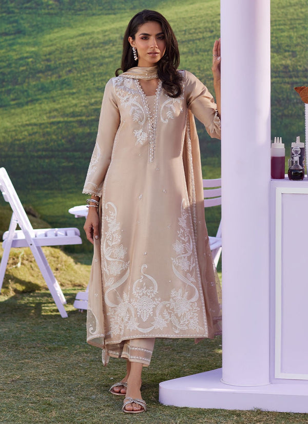 Farah Talib Aziz | Luna Eid 26 | Vaila Shirt And Dupatta - by Libasekhas UK - Registered Vendor of : Farah Talib Aziz - 100% Original Designer Dress