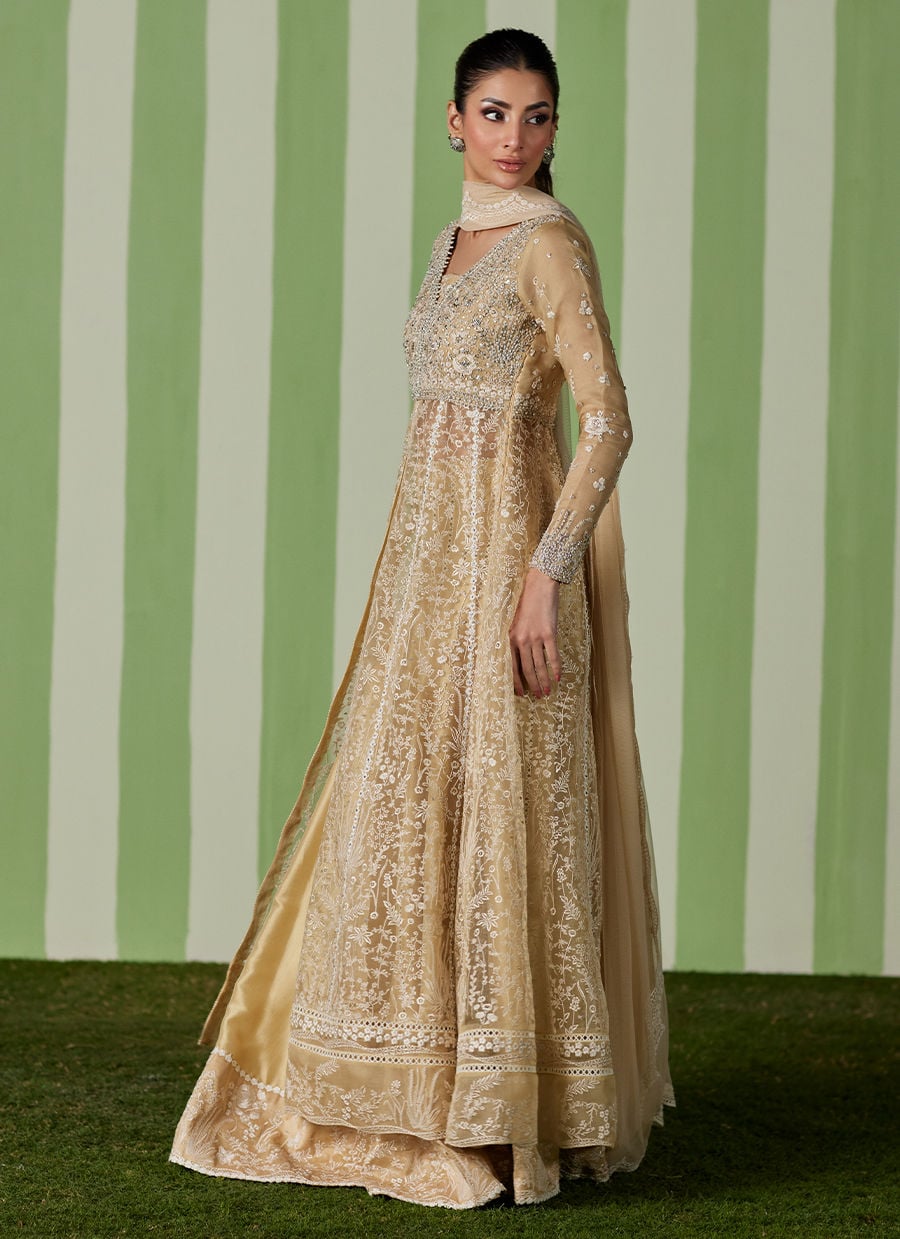 Farah Talib Aziz | Luna Eid 26 | Ayra Kalidaar With Dupatta - by Libasekhas UK - Registered Vendor of : Farah Talib Aziz - 100% Original Designer Dress