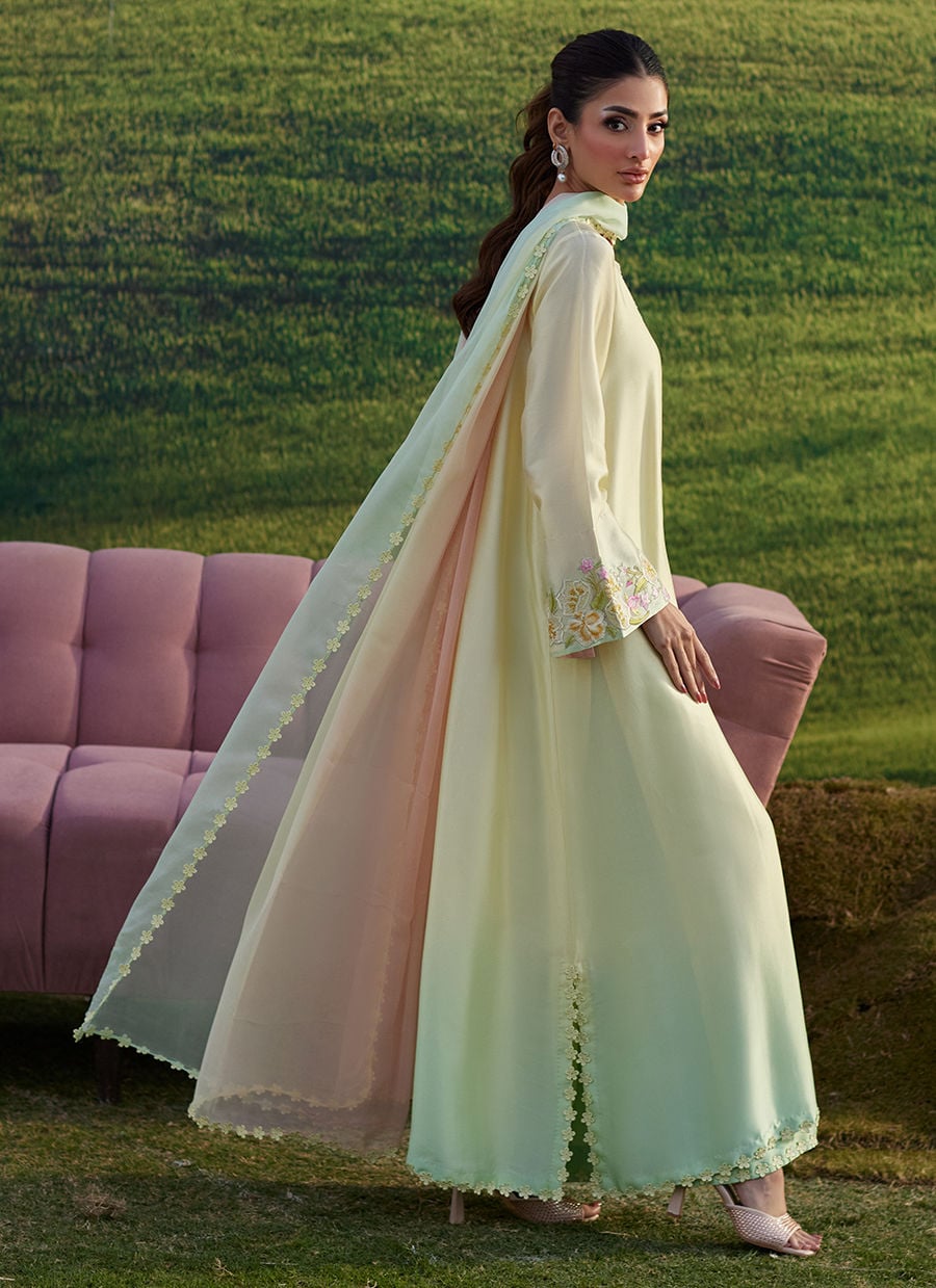 Farah Talib Aziz | Luna Eid 26 | Xeina Shirt And Dupatta - by Libasekhas UK - Registered Vendor of : Farah Talib Aziz - 100% Original Designer Dress
