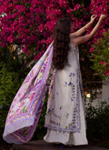 Farah Talib Aziz | Luxury Lawn 26 | Evita Ivory - by Libasekhas UK - Registered Vendor of : Farah Talib Aziz - 100% Original Designer Dress